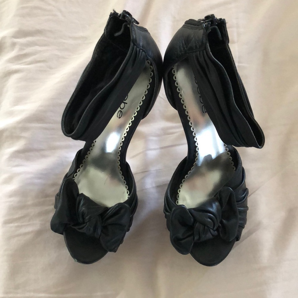 Bebe Leather Heels